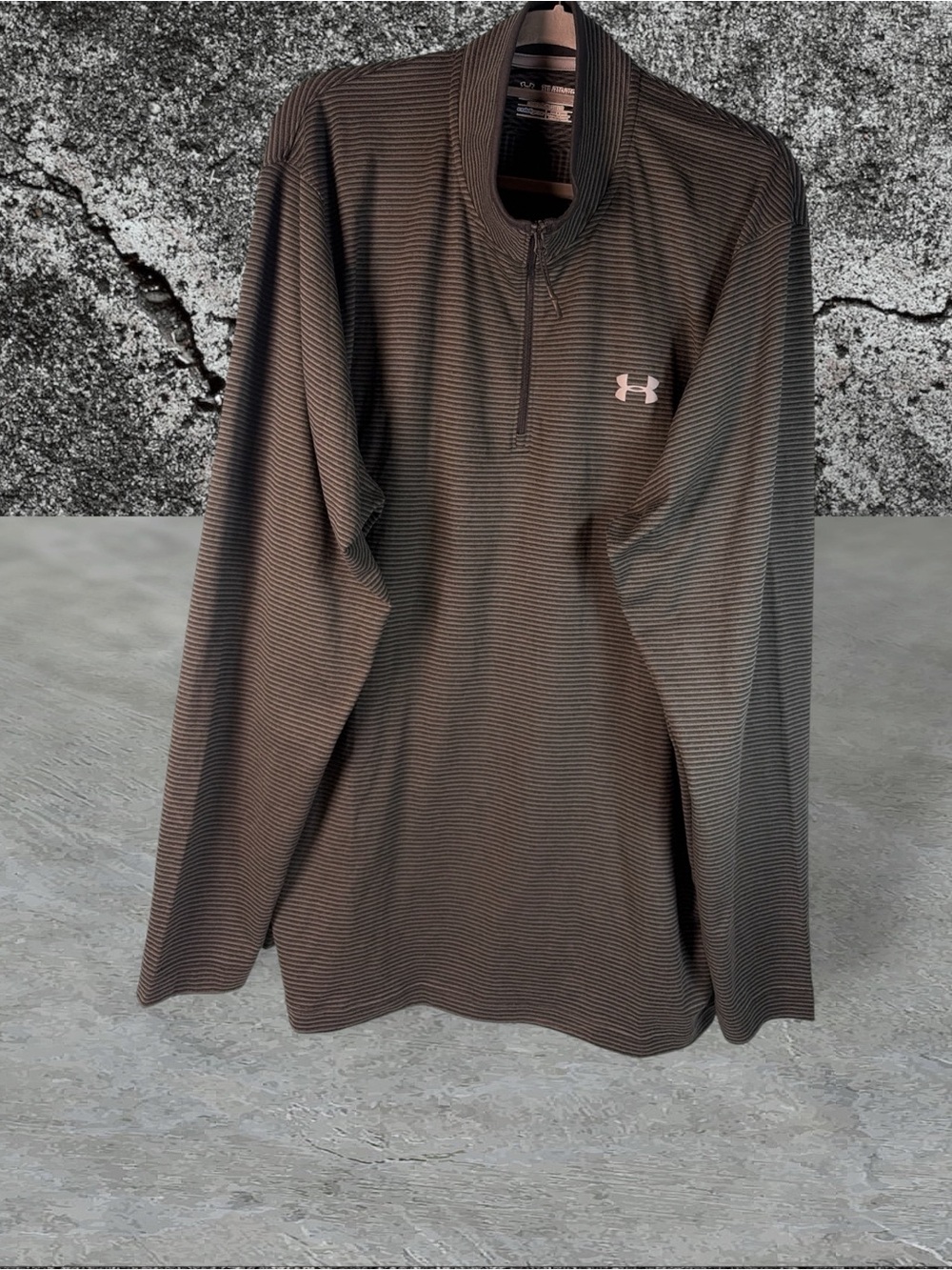 Under Armour Men's Size 3XL- 1/4 Zip Athletic Long sleeve Pullover Loose Fit